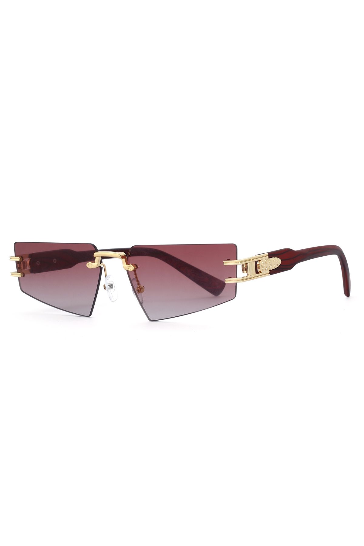 Erkek Güneş Gözlüğü Uv-400 Bordo 158